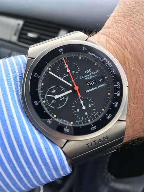 iwc porsche design titan chronograph|iwc porsche titanium watch review.